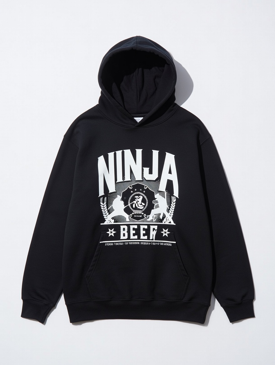 NINJA BEER  hoodie (パーカー) ブラック・L